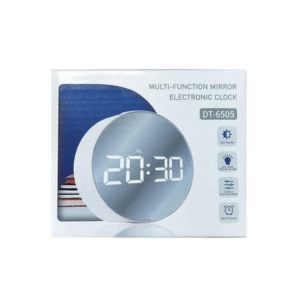 RELOJ DESPERTADOR DIGITAL LED CON ESPEJO DT-6505